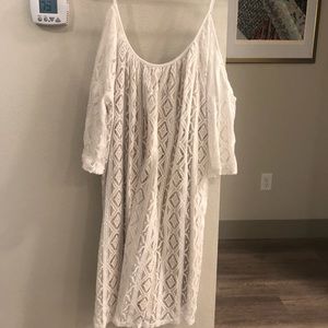 Express cold shoulder dress